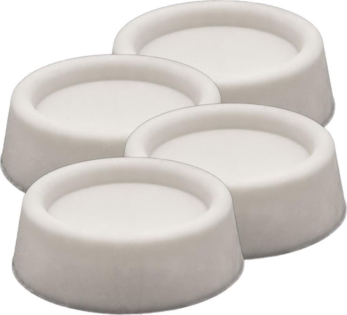 Finnacle - "Set van 4 stuks Trillingsdempers - Voetjes wasmachine - Wit" — afbeelding 1