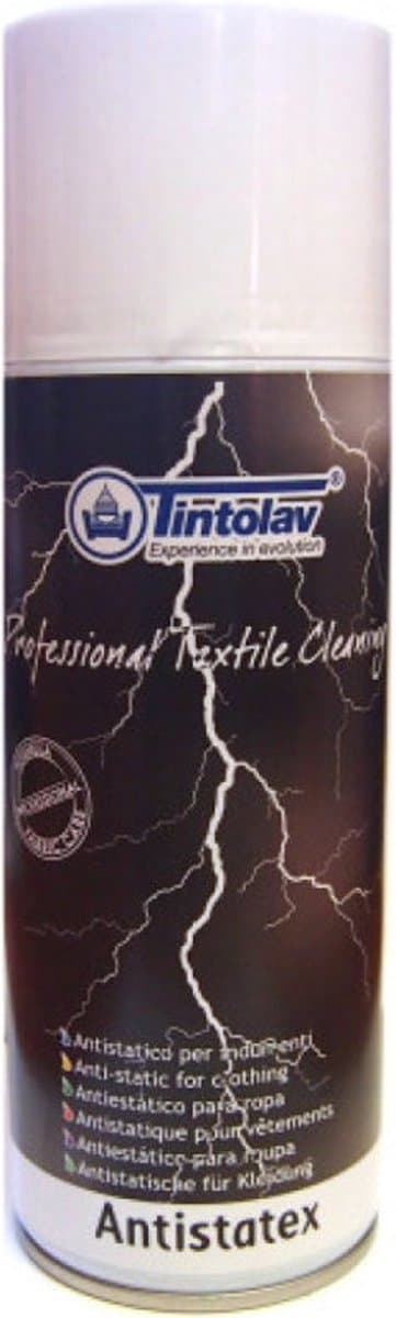 Tintolav Antistatex Antistatische Spray - Tegen Statische Elektriciteit - Geschikt voor Kleding, Meubels, Gordijnen & Andere Stoffen , Sneldrogend & Restvrij - Inhoud: 400 ml. — afbeelding 1