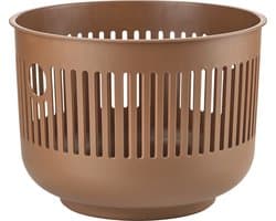 Zone Denmark Ume Wasmand - 30 liter - Terracotta - Kunststof - Ronde Wasmand met Hengsel - Kleine Wasbox of Opbergmand