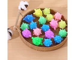 Famanu Wasbal voor wasmachine - herbruikbare drogerballen - 12 stuks - 6 cm - kleurrijke drogerballen