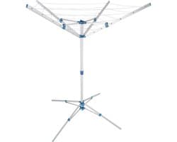 tectake® Aluminium Droogmolen - wasmolen met 4 Draagarmen - Traploos in Hoogte Verstelbaar - Diverse Modellen - (Type 2 | Nr. 402720)