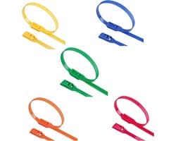 Veilige kabelbinders voor speelruimtes - 500 stuks - 350 x 8 mm in verschillende kleuren