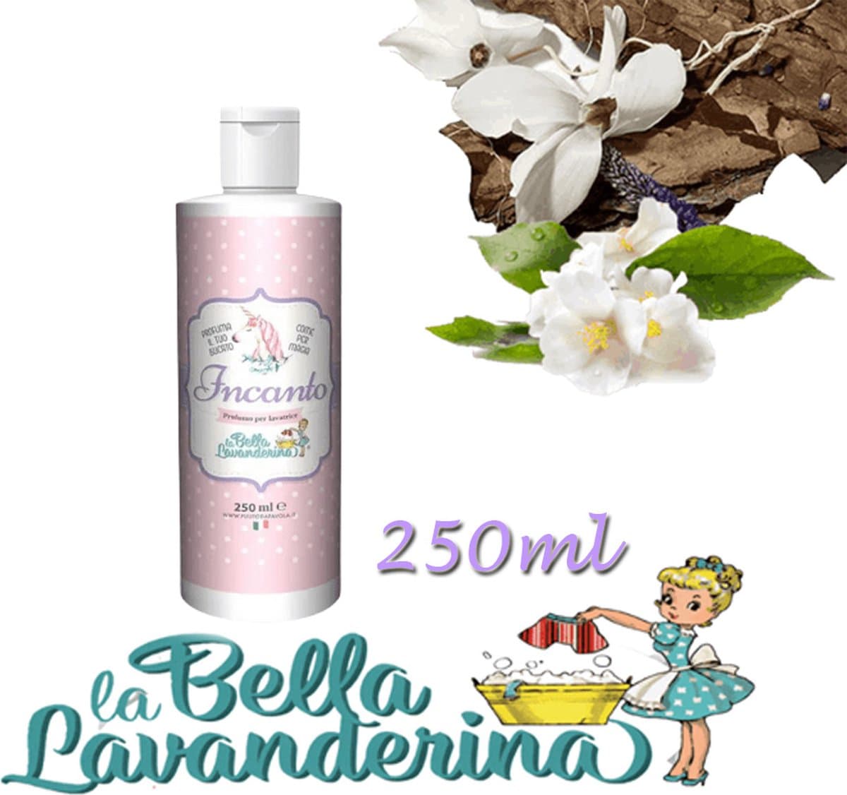 Wasparfum La Bella Lavanderina , Incanto 250ml — afbeelding 1