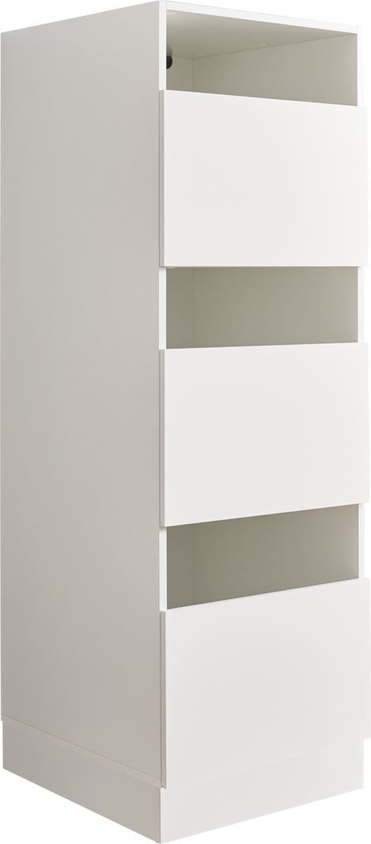 Interiax WASHWALL 'Mary' Wasmachine Wasmandkast Wit - Wassorteerkast - 162x50x67.5 cm — afbeelding 1