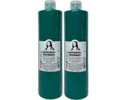 Südor Textielverf 1000 ml, groen.Wasbestendige textielverf voor lichte stoffen. Wasmachinebestendig, wasbestendig. Fixatie door strijken (2 x 500 ml)