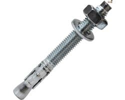 Metaalanker - Wapeninganker - Zware Lasten Bevestigen - Anti-rotatie Systeem - 14x145 mm - Zink