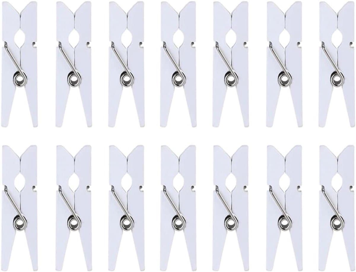 Mini Wasknijpers - Fotoclips Hout - Foto's Ophangen - Natuurlijk Hout - 2.5 cm - Niet gespecificeerd — afbeelding 1