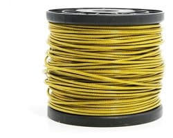 Kabel Draad - Gecoate Lijn - Kleding Drogen - Onderhoudsvrij - 3.0mm Diameter - Geel