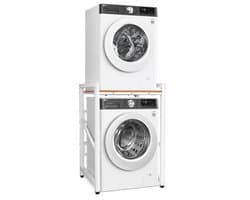 Lifero Wasdroger Ombouw - Werkblad Wasruimte - Wasmachine Ombouwmeubel - Opbergrek Droger - Verstelbare Plank 350kg Belasting