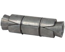 Dubbele Uitbreiding Anker - Betonanker Schroefanker - Vaste Bevestiging Maken - Interne Schroefdraad - 1/2 inch Diameter - Zilverkleurig