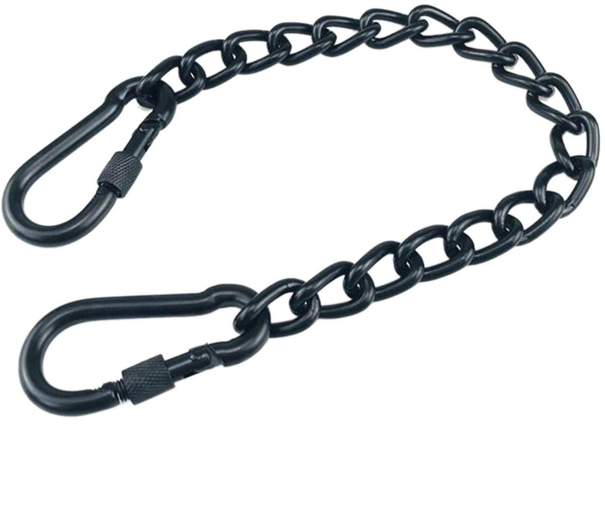 Dailygoods- Ketting Roestvrij Staal - Hangstoelketting - Verlengketting - 180 kg Capaciteit - Met Karabijnhaken - Verstelbaar 66 cm - Hangmatketting — afbeelding 1