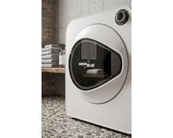 Wasdroger 3 kg – EcoDry Compact 830W Luchtafvoerdroger, 5 Programma’s, Vrijstaand & Wandmontage, Compact Design, Energiezuinig – Wit Urbanhome — afbeelding 1