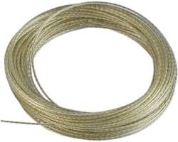 Waslijn Staaldraad - Kledinglijn - Buiten Drogen - Scheurt Niet - 50 meter - Zilver