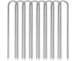 Dailygoods- Grondankers 30 cm - 8 Stuks - Verzonken Haringen