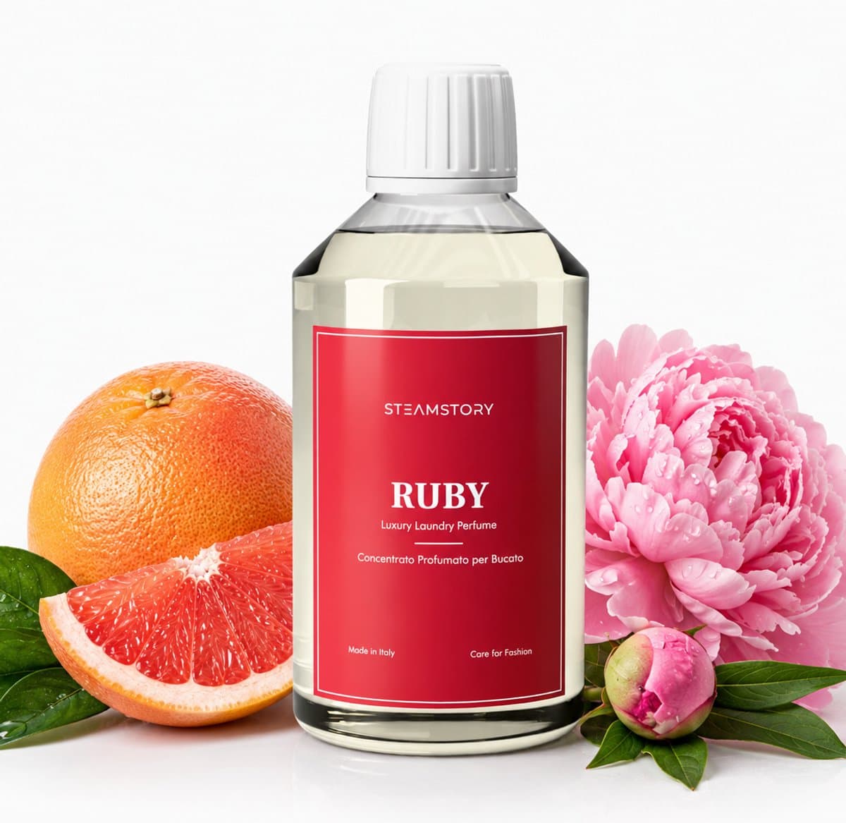 SteamStory Luxe Wasparfum Ruby - Luxe bloemige geur met citrus, roos & amber - 250 ml — afbeelding 1