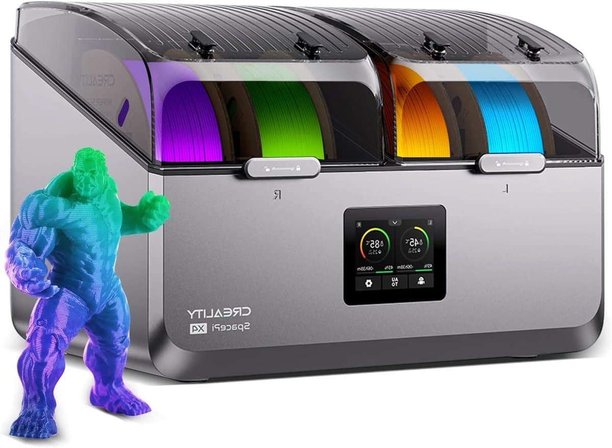 Filament Droger Doos - 3D Print Droger - 3D Printen Optimaliseren - Droogt 4 Spoelen Tegelijk — afbeelding 1