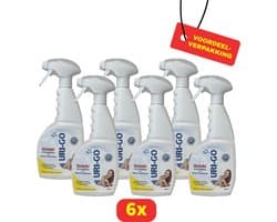 Uri-go Urinegeur- en Vlekverwijderaar - 6 x 750 ml - Voordeelverpakking