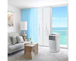 Verstelbare raamafdichting voor airconditioning - ontwerp met trekkoord, 15 cm afvoerslang | Eenvoudig te installeren, weerbestendige oplossing, dubbele slang voor ventilatieopening in de deur van de wasdroger voor efficiënte koeling