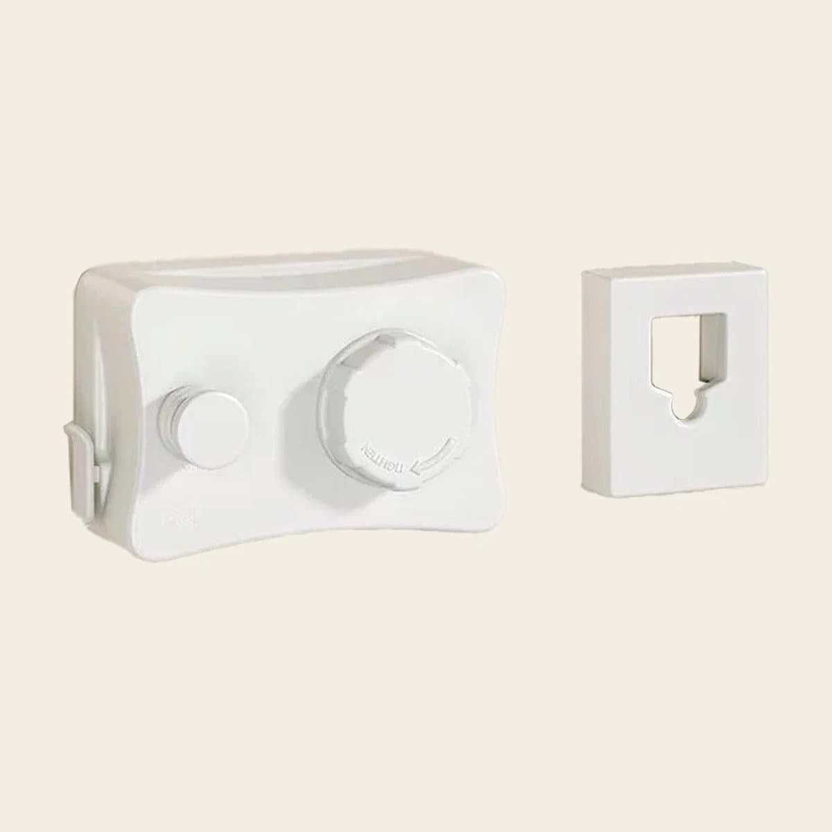 WiseGoods Premium Uittrekbare Waslijn Binnen & Buiten - Droogrek - 5M RVS Draad - Muurbevestiging - Voor Balkon & Tuin - Wit — afbeelding 1