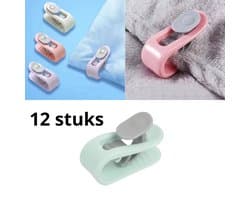 Dekbedclips - Dekbed Klemmen - Dekbed Clips - 12 STUKS - Knijpers - Laken - Deken - Groen