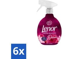 Lenor – Crease Releaser Spray – Divine Ruby Jasmine – Kreukverwijderaar & Textielverfrisser – 500 ml - Voordeelverpakking - 6 stuks