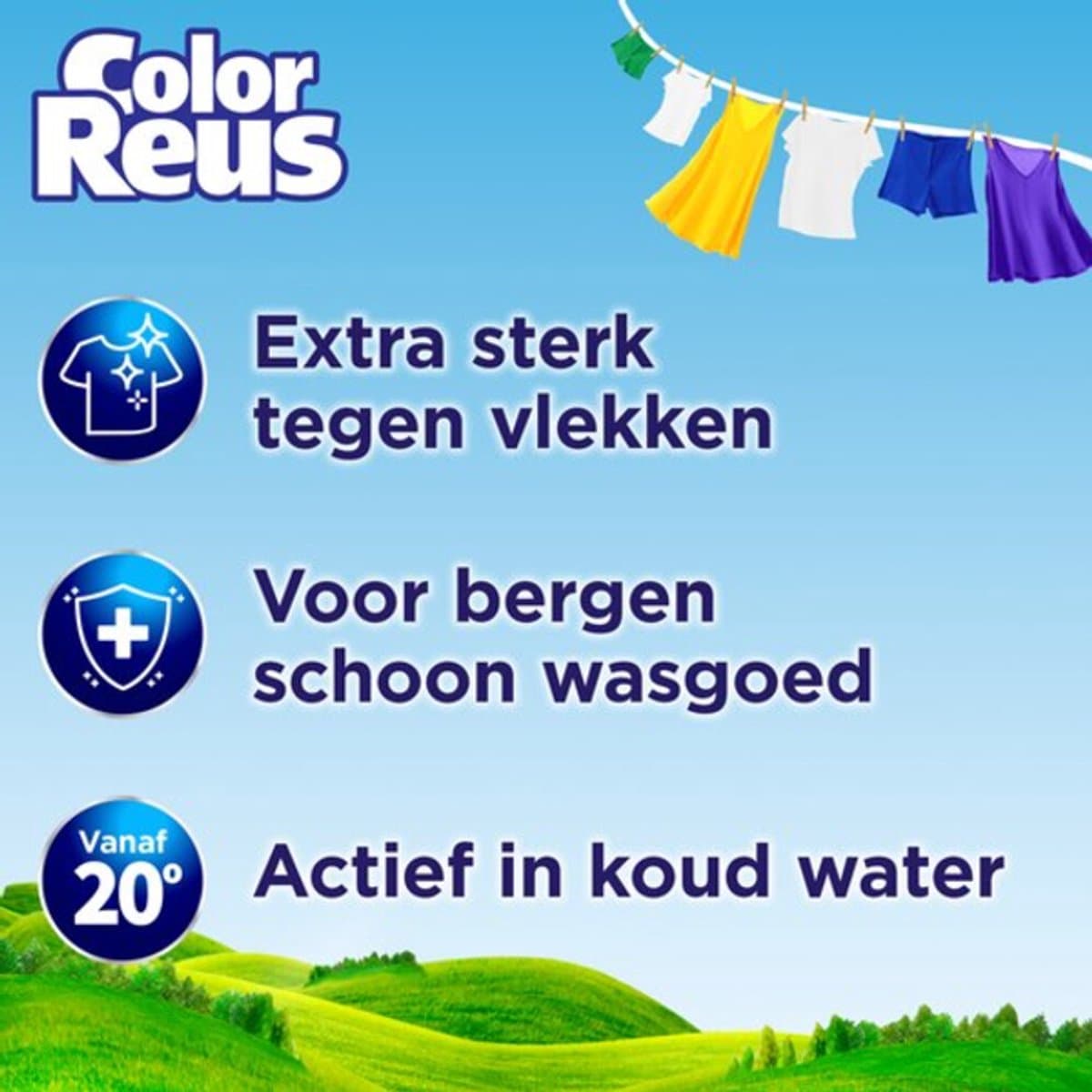 Witte Reus - Vloeibaar Wasmiddel Color Reus 100 wasbeurten - 2 x 4,5 liter - Voordeelverpakking — afbeelding 1