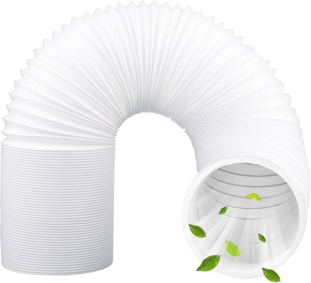 Flexibele Afvoerslang PVC Afzuigslang voor Airco en Droger - 15 cm x 200 cm — afbeelding 1