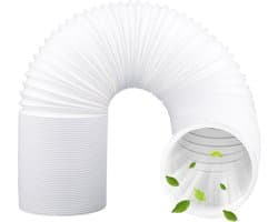 Flexibele Afvoerslang PVC Afzuigslang voor Airco en Droger - 15 cm x 200 cm