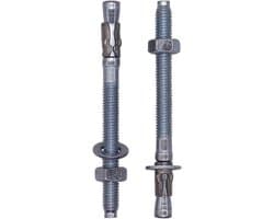 Wigankers M8 - Metalen inlegstiften - Beton bevestigen - Verzinkt staal - 95 mm — afbeelding 1