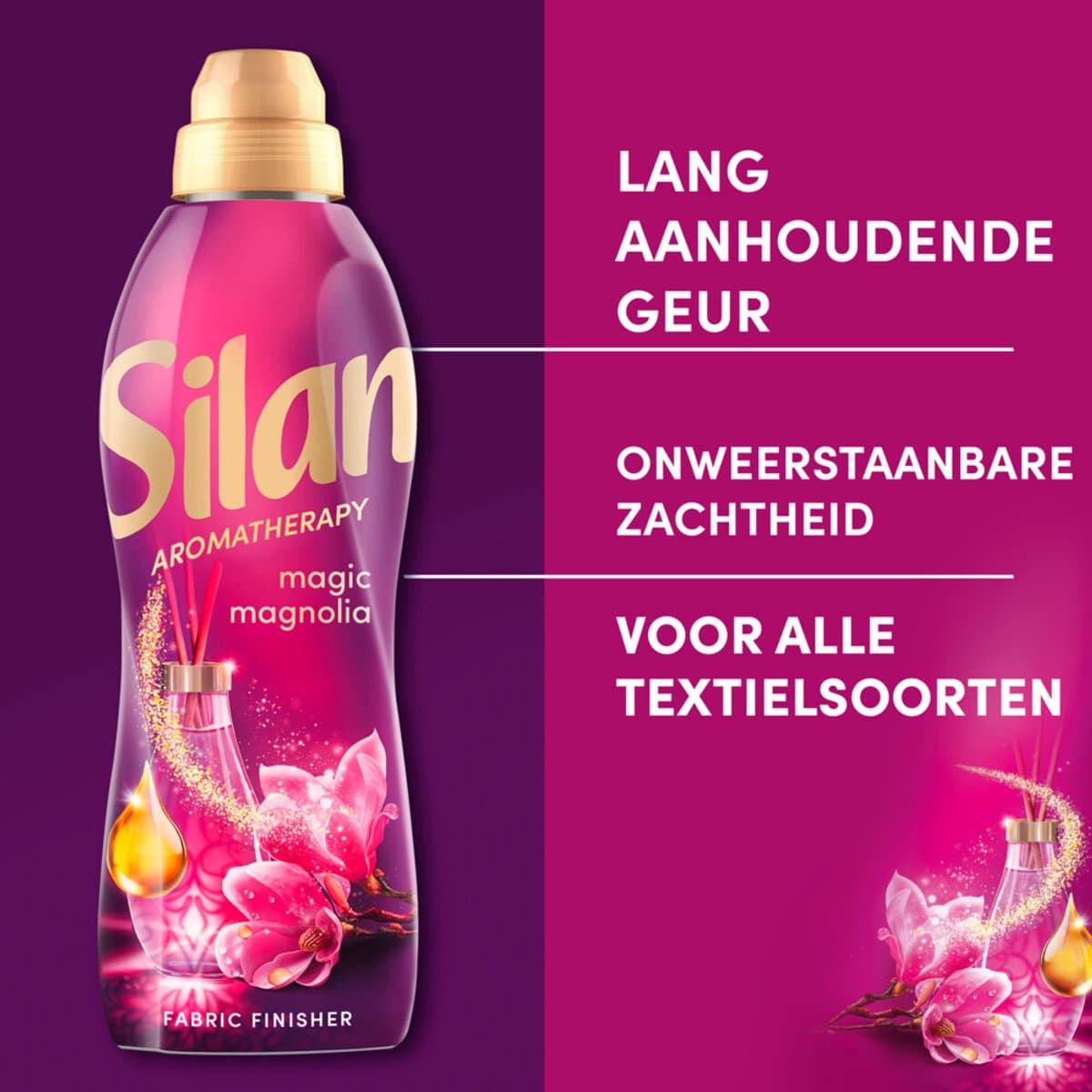 Silan Wasverzachter AT Magic Magnolia 35 Wasbeurten - 770 ml — afbeelding 1