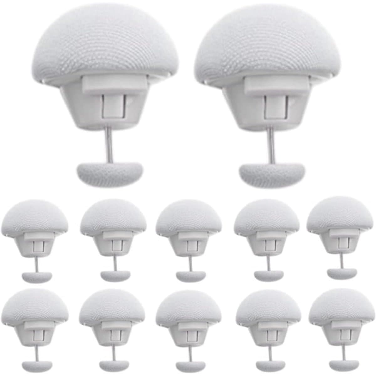 Dekbedovertrekclips - 12 stuks - Dekbedovertrekhouders - Antislip dekbedovertrekclips - Geschikt voor dekens, lakens, gordijnen, sokken, matrashoezen - Wit — afbeelding 1