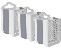 Opvouwbare Wasmand - Wasmand Voor Vuile Was - Draagbaar - Ruimtebesparend - Opvouwbaar - Opbergmand - Multifunctionele Container - 3 Stuks — afbeelding 1