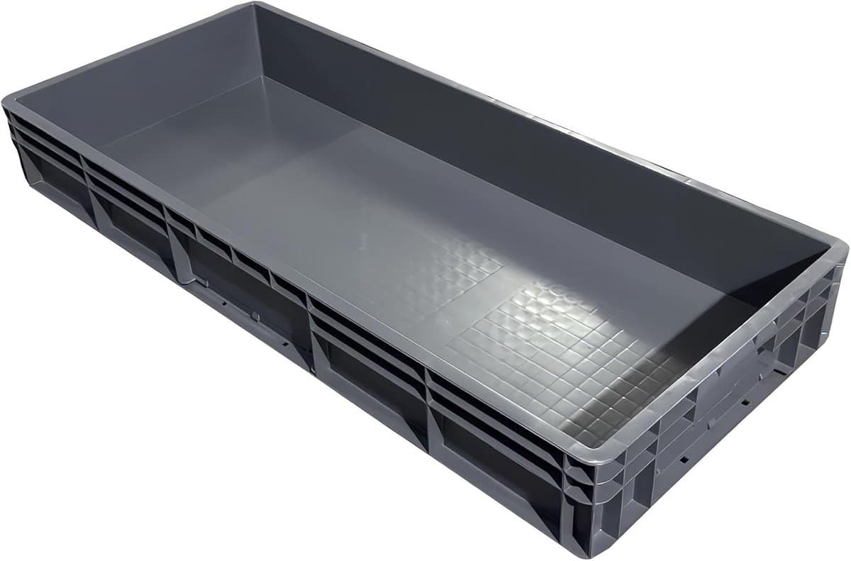 Grote Lekbak - Plantenbak Bak - Olie Opvang - Versterkte Bodem - 40x30x12cm - Grijs — afbeelding 1