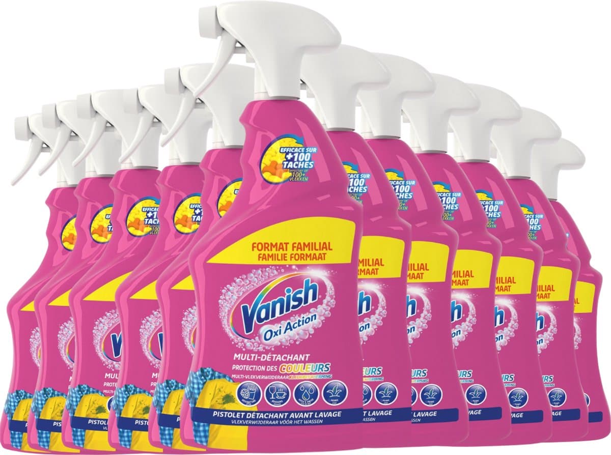 Vanish Vlekverwijderaar 4-in-1 Spray 940ml - 12 Stuks - Voordeelverpakking — afbeelding 1