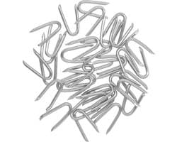 Allecto plus - Verzinkte U-type stalen krampen voor bevestiging gaasdraad en hekken - 140 stuks — afbeelding 1