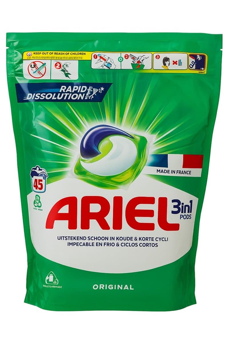 Ariel 3in1 Pods Original 45 stuks (922,5 g) — afbeelding 1