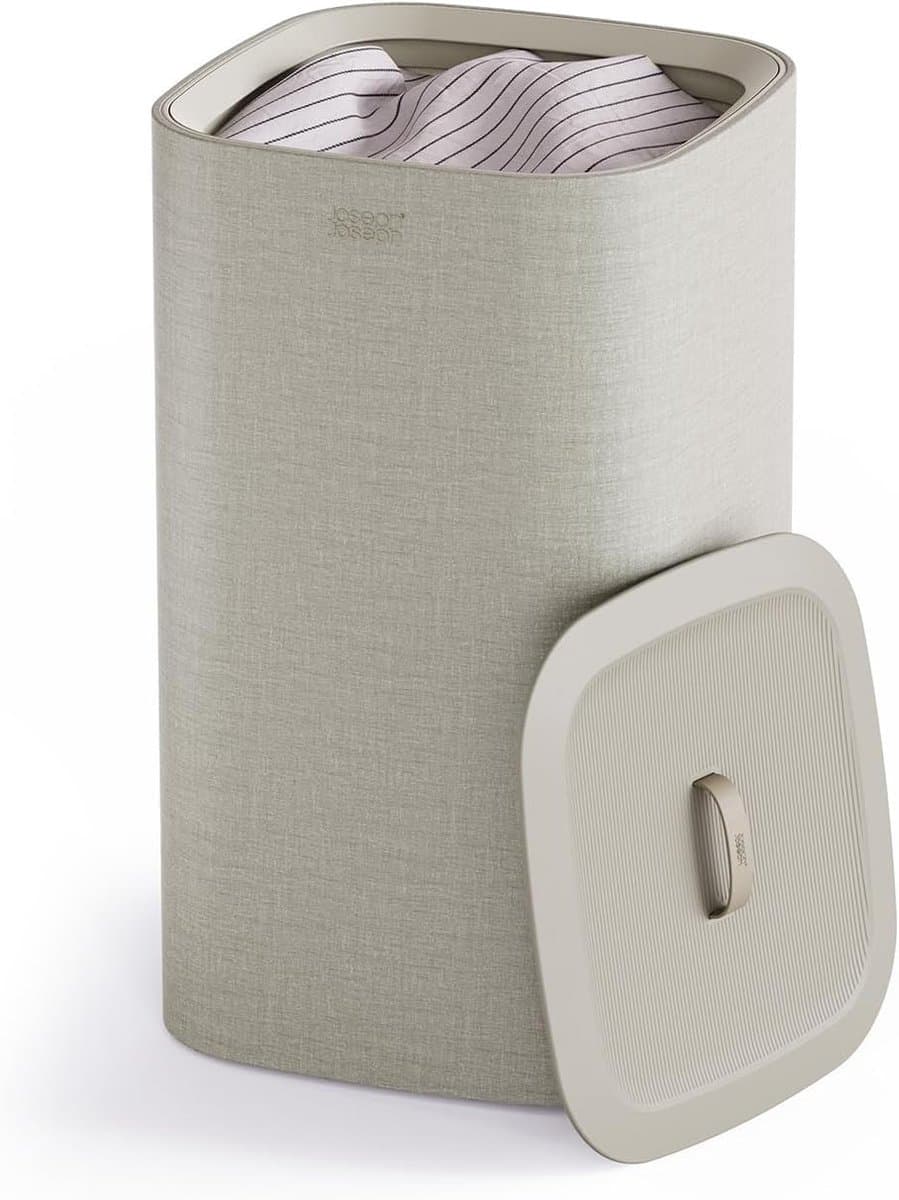 Wasmand 60L met Afneembare Waszak voor Beddengoed & Handdoeken — afbeelding 1