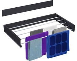 Wanddroogrek inklapbaar - wand droogrek - wanddroogrek uitschuifbaar - wanddroogrek ophangbaar