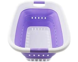 Heupwasmand - Wasmand Ergo - Ergonomische Wasmand - Wit - Paars