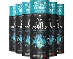 Lenor Unstoppables Fresh Geurparels - Geurbooster Voor Je Was - Voordeelverpakking 6 x 165g