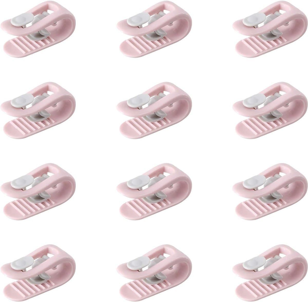 Dekbedovertrekclips, bedlakenhouder, antislipklem zonder naald, voorkomt bunching, huishoudelijk anti-slip apparaat, 12 stuks — afbeelding 1