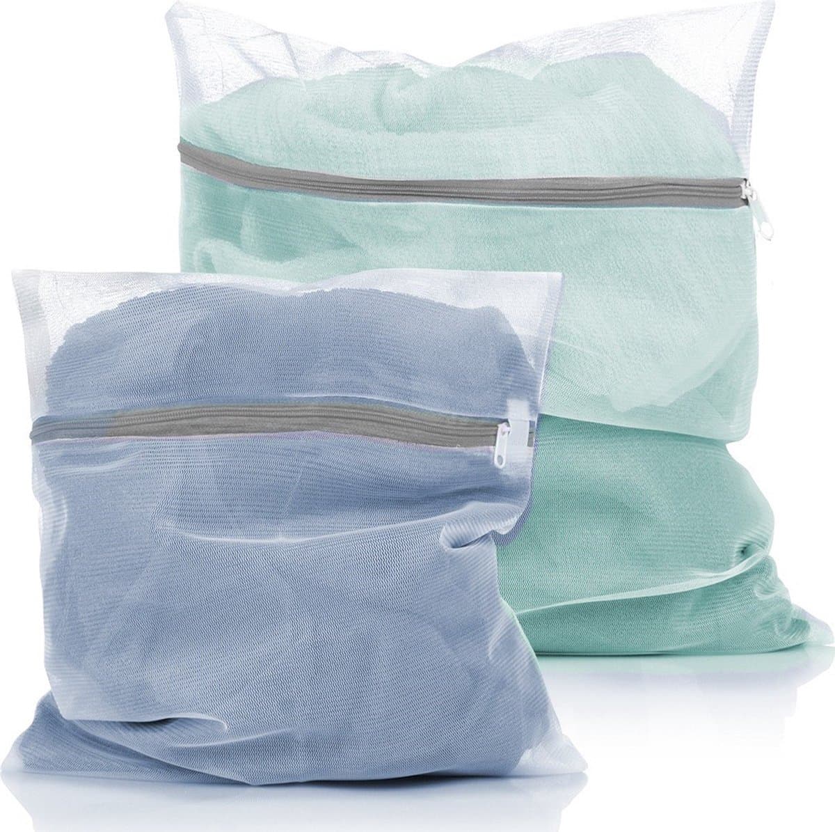Mesh Waszak 2 stuks - Waszakjes - Waszakken voor Wasmachine - Herbruikbaar — afbeelding 1