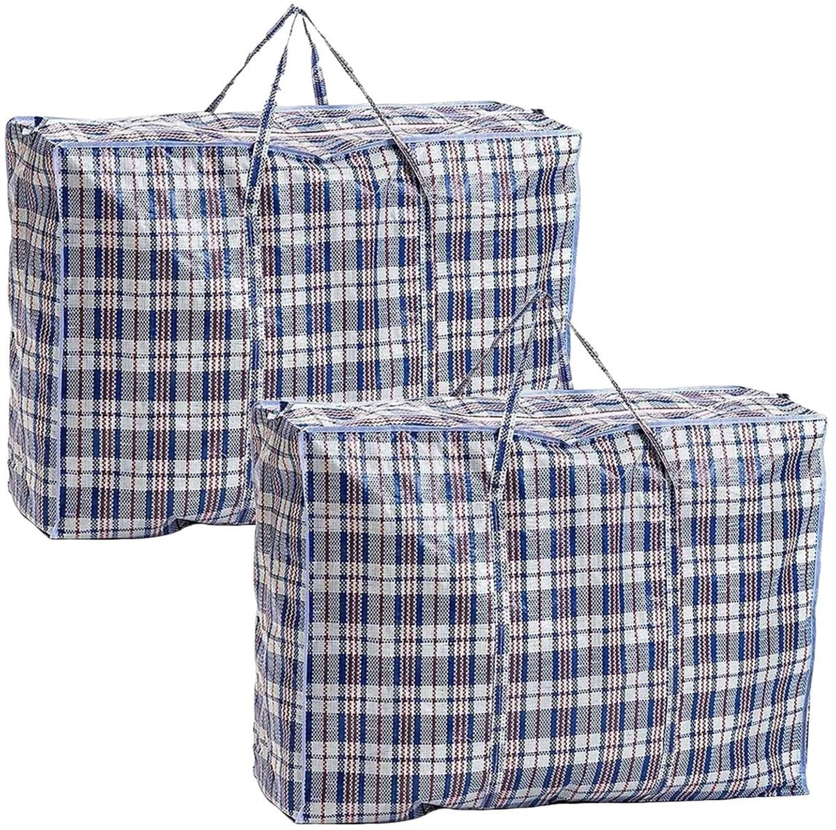 Dailygoods- Waszak Extra Groot - Waterdichte Opbergzak - Herbruikbare Tas - Dubbele Rits - Heavy Duty - Voor Kleding/Speelgoed — afbeelding 1