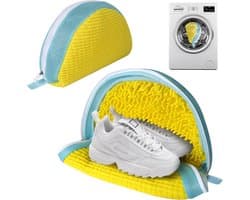 SnelShoppen - Pack van 2 Schoenwaszakken, Waszakken voor Schoenen in de Wasmachine, Herbruikbaar, Organizer voor Reizen en Thuis, 39x27cm
