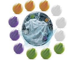 SnelShoppen - Reusable Wasballen voor Wasdroger en Wasmachine, Droogballen voor Efficiënt Drogen, Zachte en Elastische Materialen, Ideaal voor Kleding