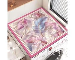 Wasmachine Top Mat - Beschermmat - Apparaten Beschermen - Sneldrogend en Antislip - 70x70cm - Paars