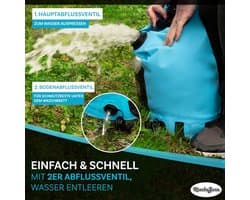 Handwasmachine Zonder Stroom – Draagbare Waszak met Wasbord – Opvouwbare Reiswasmachine – 30 Liter Voor Camping en Reizen