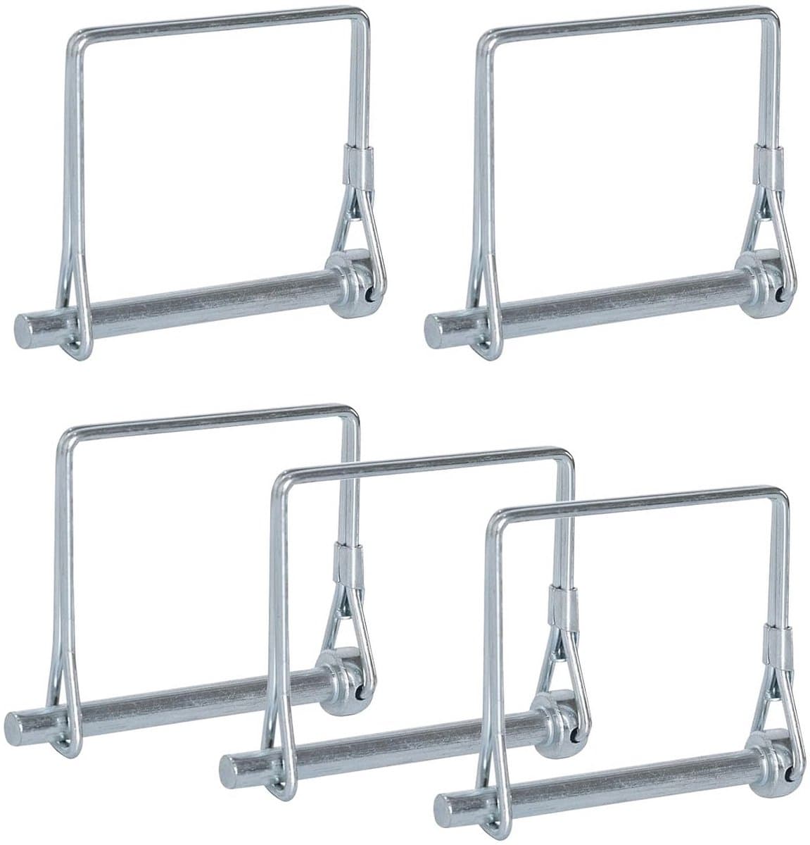 Pijpklepplinten 5 stuks 8 mm klapsplint met borgpen voor tuin en haken — afbeelding 1