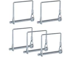 Pijpklepplinten 5 stuks 8 mm klapsplint met borgpen voor tuin en haken