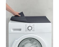 Cushion for Washing Machine or Dryer, Non-Slip, 60 x 60 cm, Can Be Cut to Size, Black, Universal Cover